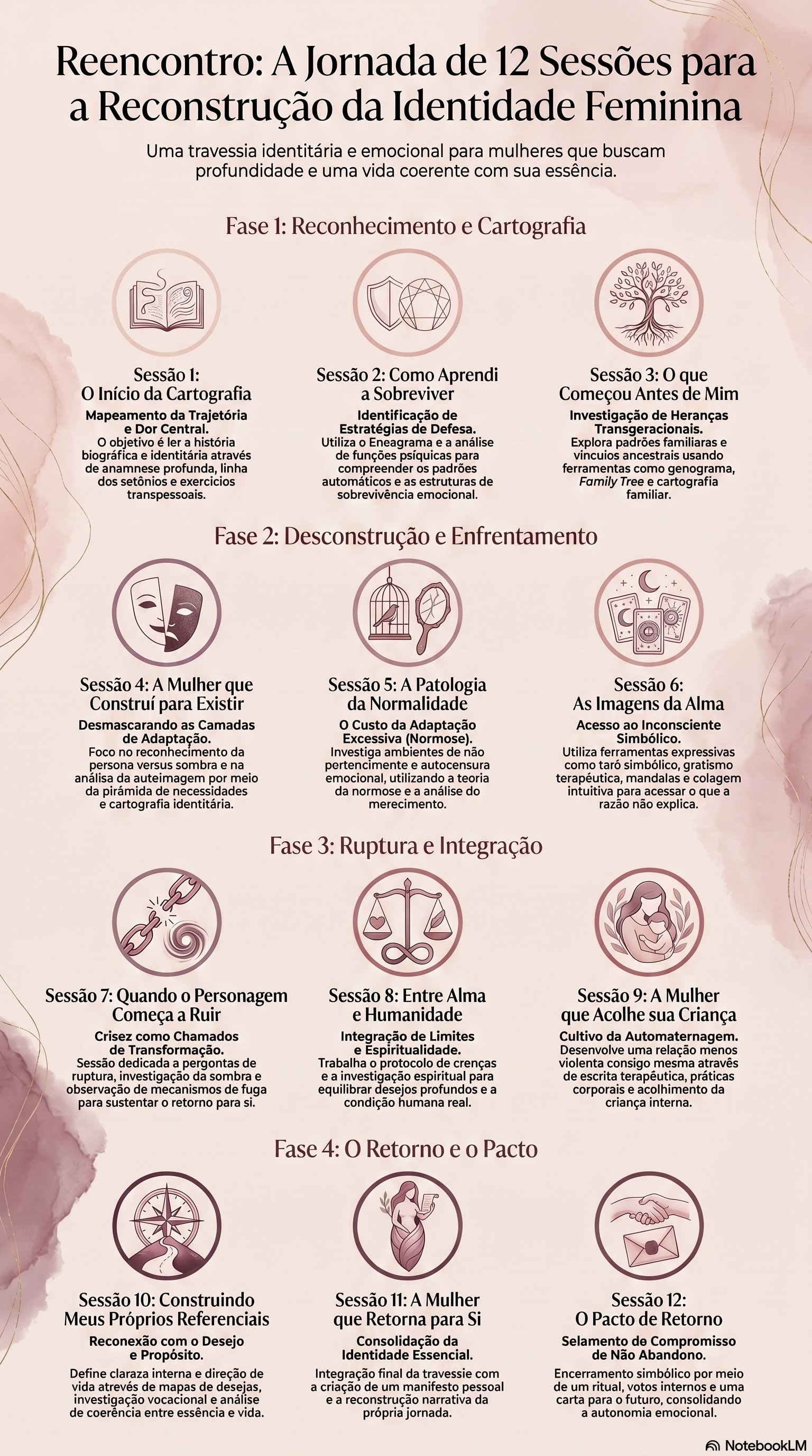 Reencontro: A Jornada de 12 Sessões para a Reconstrução da Identidade Feminina